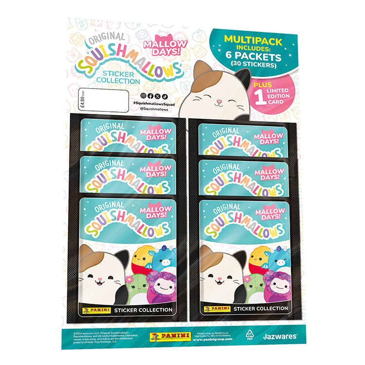 Squishmallows ‘Mallow Days’ Sticker Collection